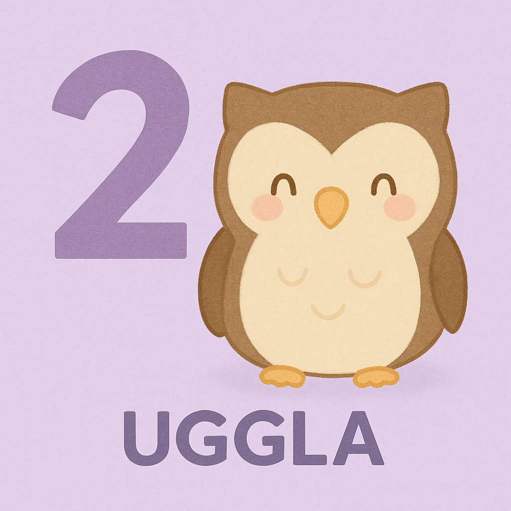 Barnens Första Siffror – Djurmagneter 10 st